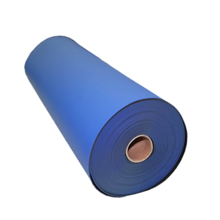 Transforming Technologies 30" x 40' x .080", Royal Blue, Textured Rubber Table Mat, Roll MTT3040RB